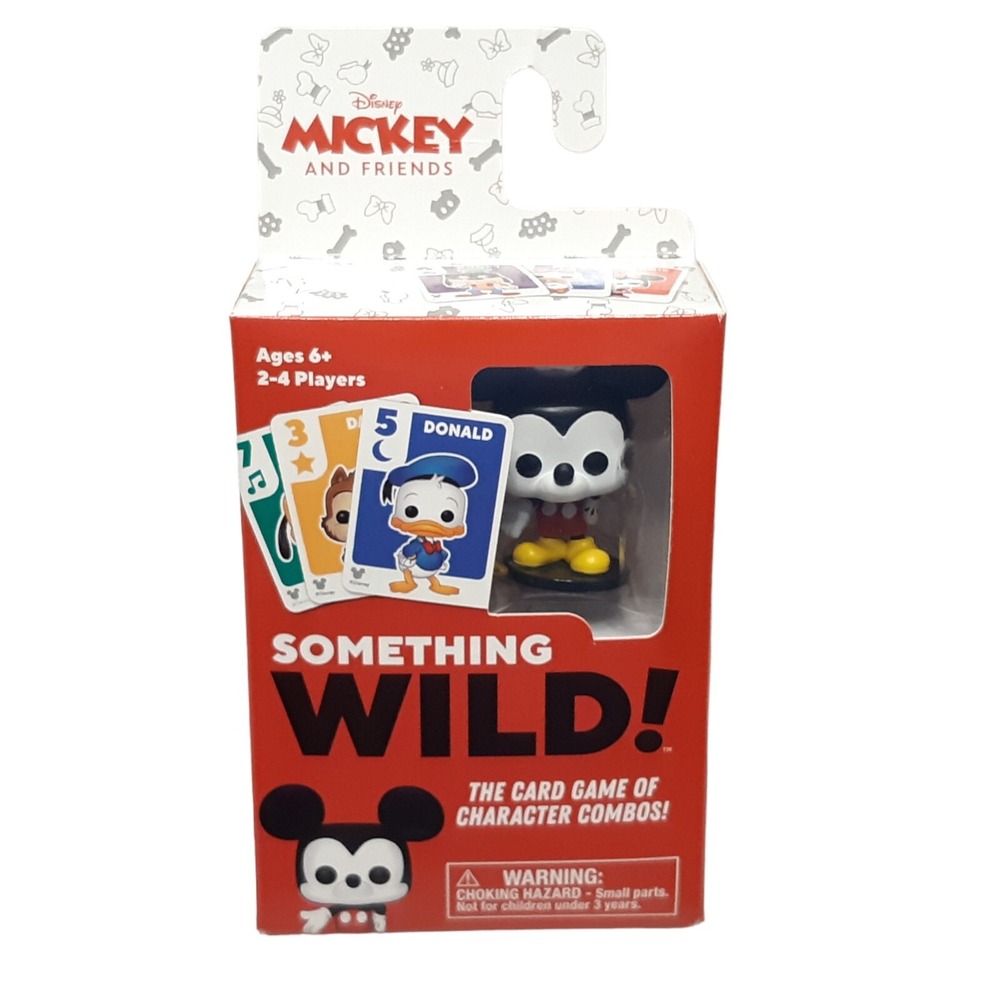 Funko Games Something Wild Disney Mickey and Friends Card Game Pocket Pop Figure